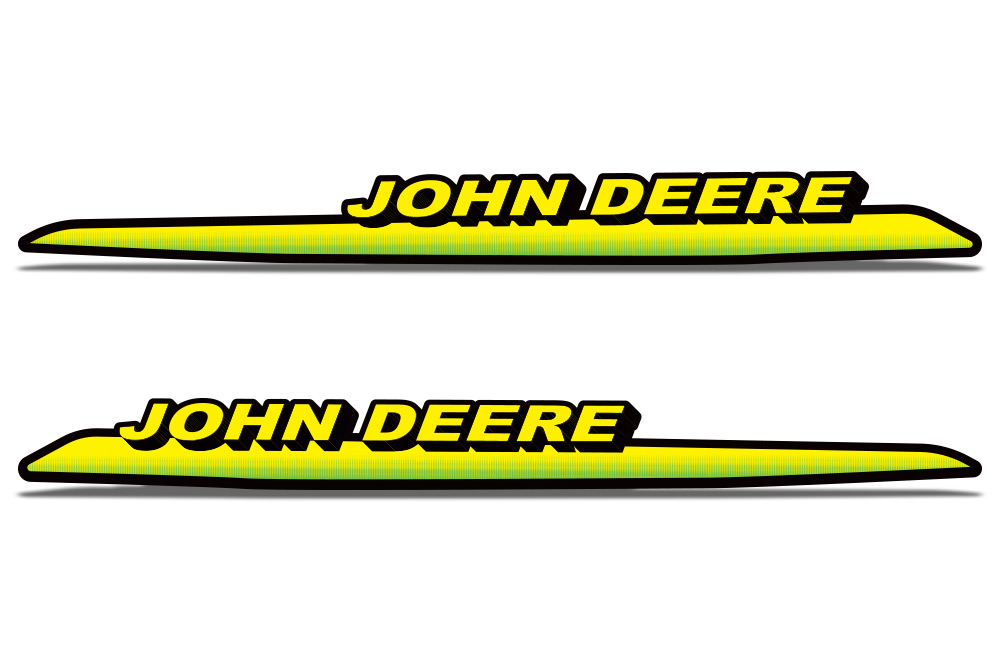 John Deere Lawnmower Hood OEM Decal Kit For LT133 LT155 LTR155 LT166 LTR166 AM122823