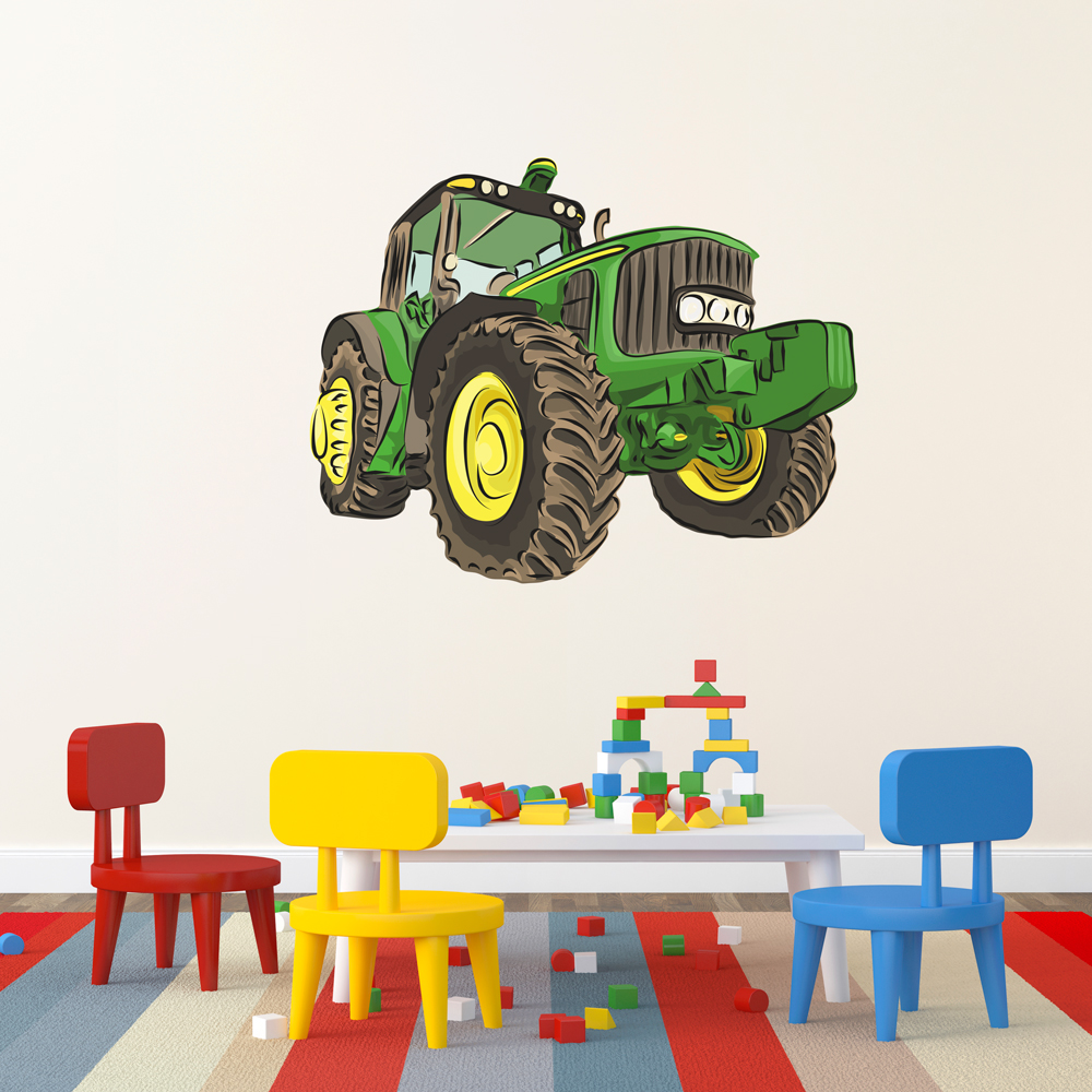 Tractor Printed Wall Decal