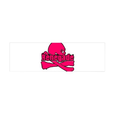 Pink Renegade Wall Decal by valentinounlimited
