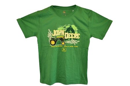 ... John Deere Adult T-Shirts > John Deere Green Quality Farm Tractor T