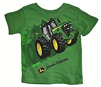 John Deere Green Tractor Toddler and Infant T-Shirt (4T): Amazon.co.uk ...