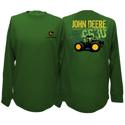 John Deere Men's Green 9630 Tractor Long Sleeve Shirt | WeGotGreen.com