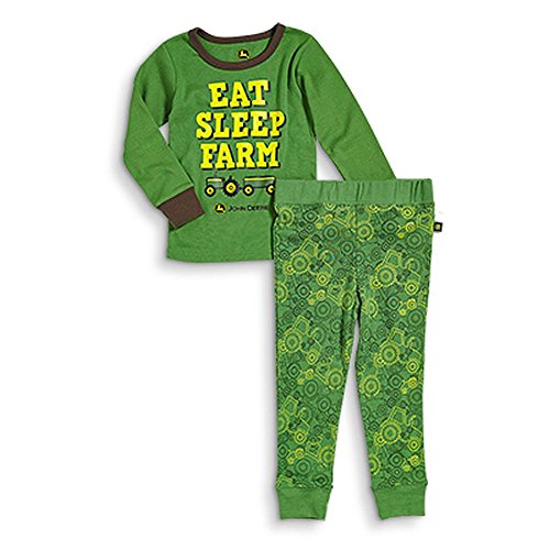 John Deere Baby Boys' Eat Sleep Farm Pajama Set