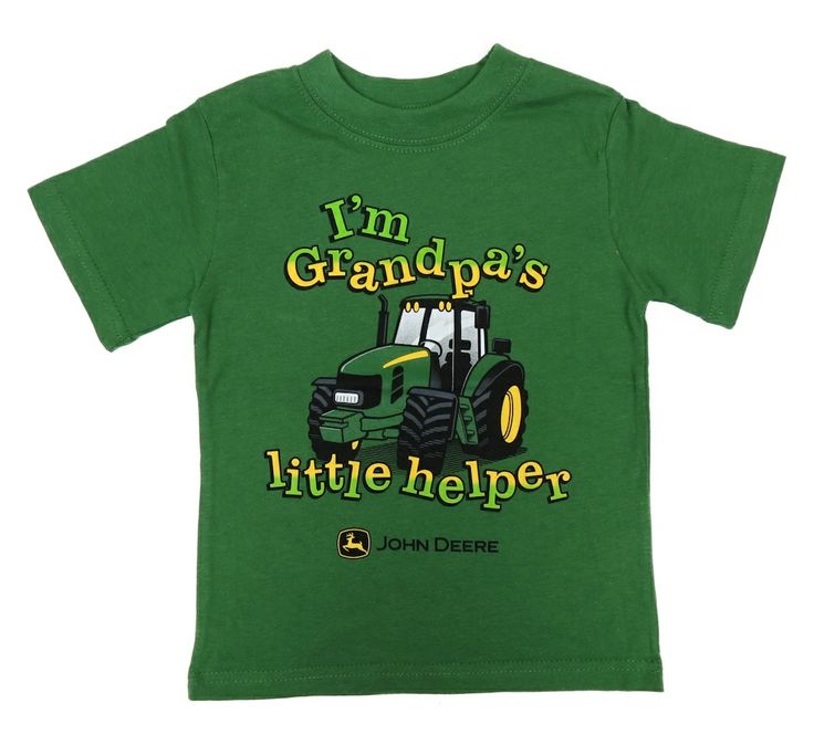 John Deere ` I`M Grandpa`s Little Helper` S/S Green Tee Shirt