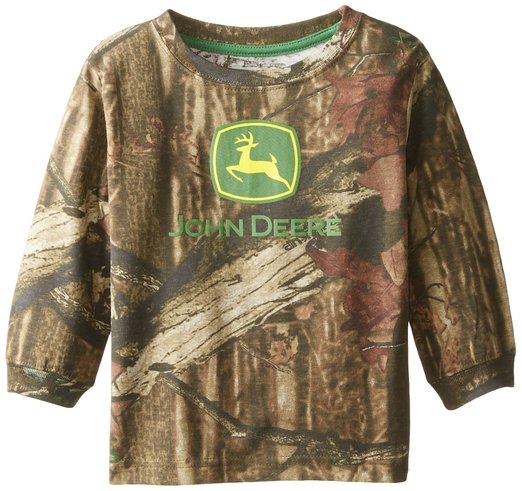... Kids Clothing > John Deere Little Boys Mossy Oak Short Sleeved T-Shirt