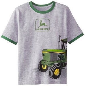 John Deere Little Boys Short Sleeved Tractor Wrap T-Shirt