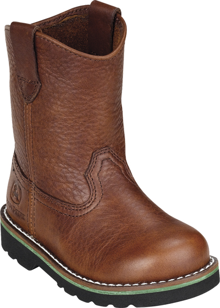 ... Wellington Boots - Brown Walnut, John Deere Children's Boots, JD1213