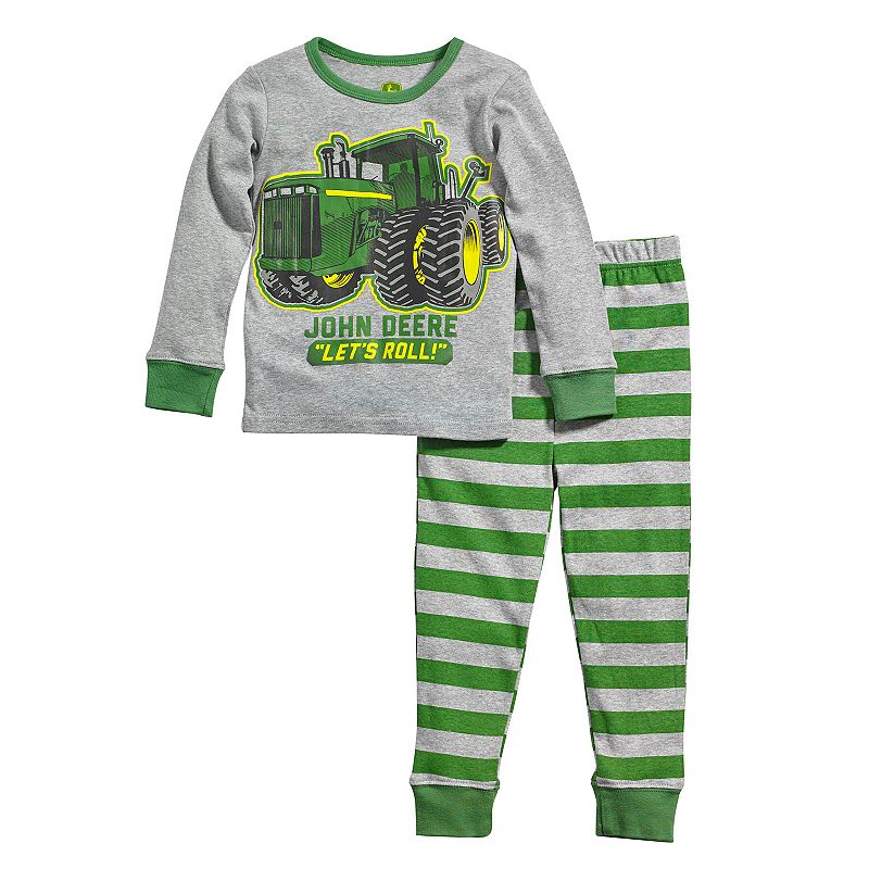 John Deere ''Let's Roll'' Tractor Pajama Set - Toddler Boy