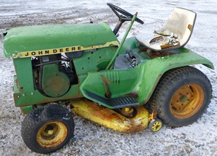 John Deere 110 Tractor Kohler K181 8hp Engine Oil Pan | eBay