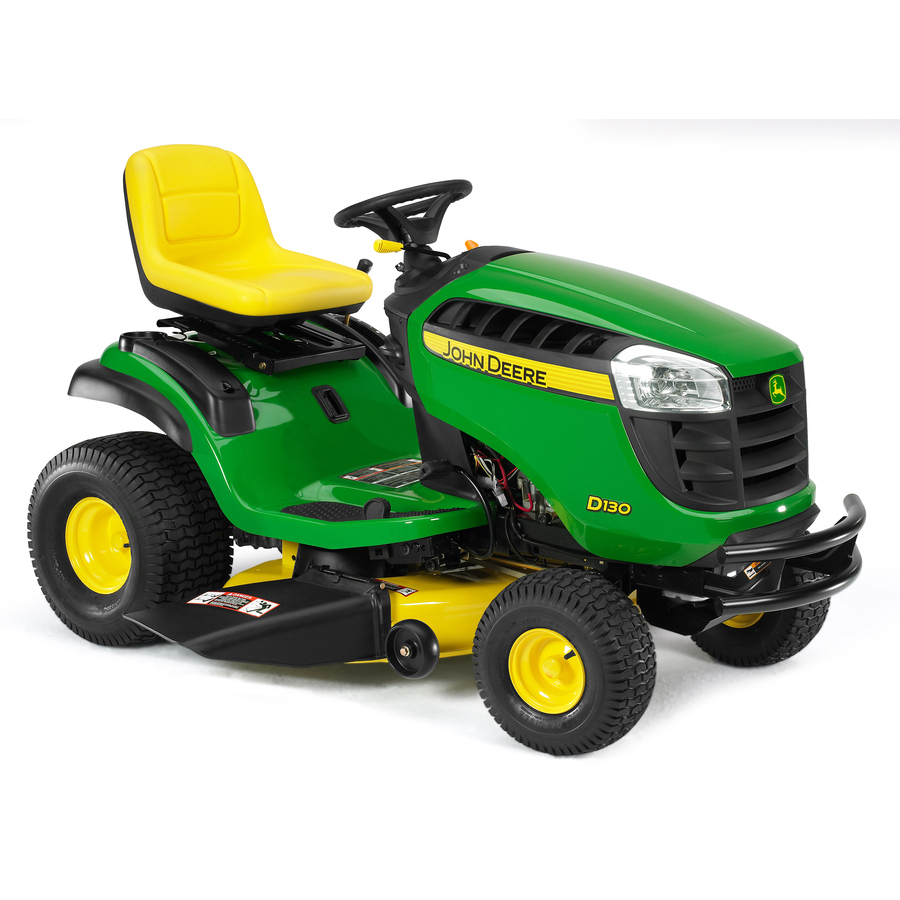 Shop John Deere D130 22-HP V-Twin Hydrostatic 42-in Riding Lawn Mower with Briggs & Stratton ...
