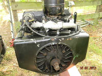 3 point hitch for a 317 John Deere, a used KT17QS kohler engine