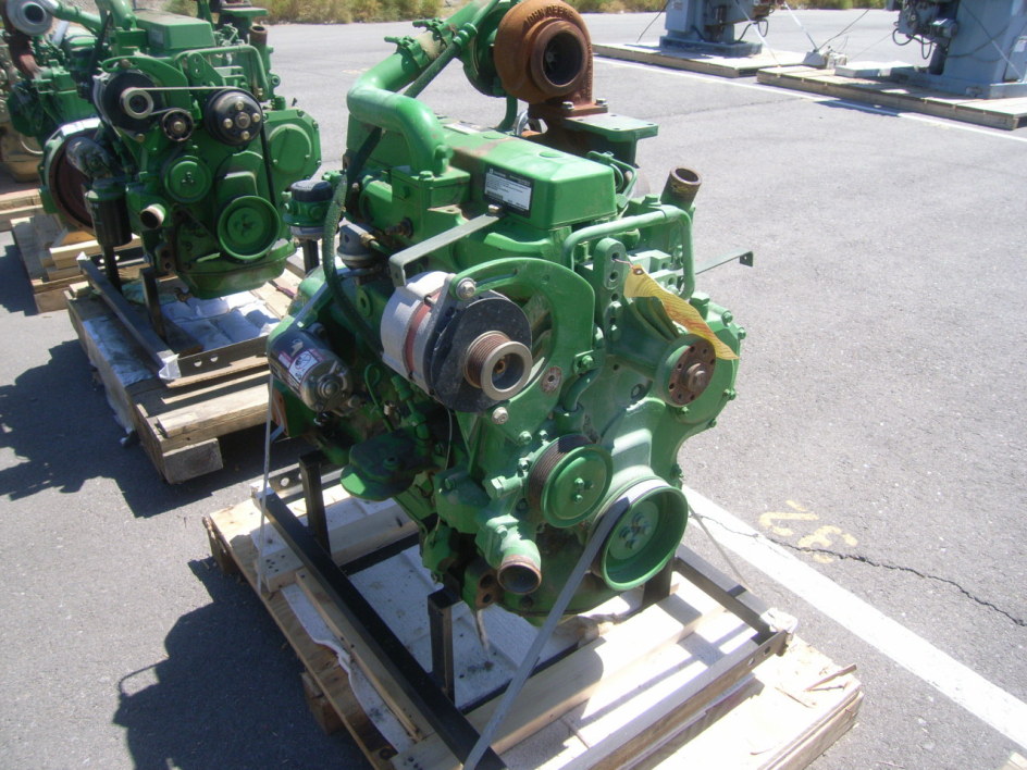 John Deere 4 Cylinder Turbo Diesel Engine. Model 4045TD151AC. 4.5L. Serial: PE4045T672224. May ...