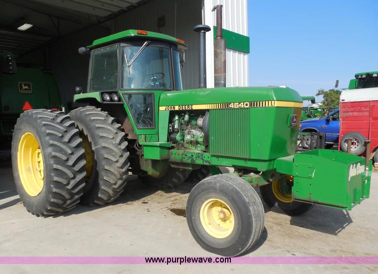 1978 John Deere 4640 tractor | no-reserve auction on Wednesday, September 25, 2013