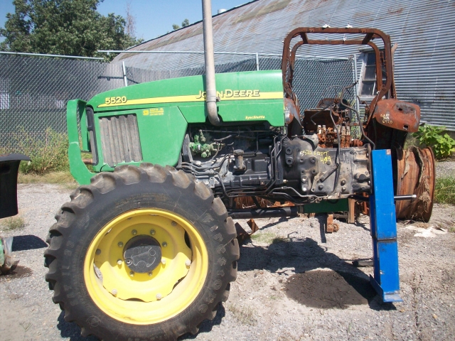 John Deere 5520 salvage tractor at Bootheel Tractor Parts