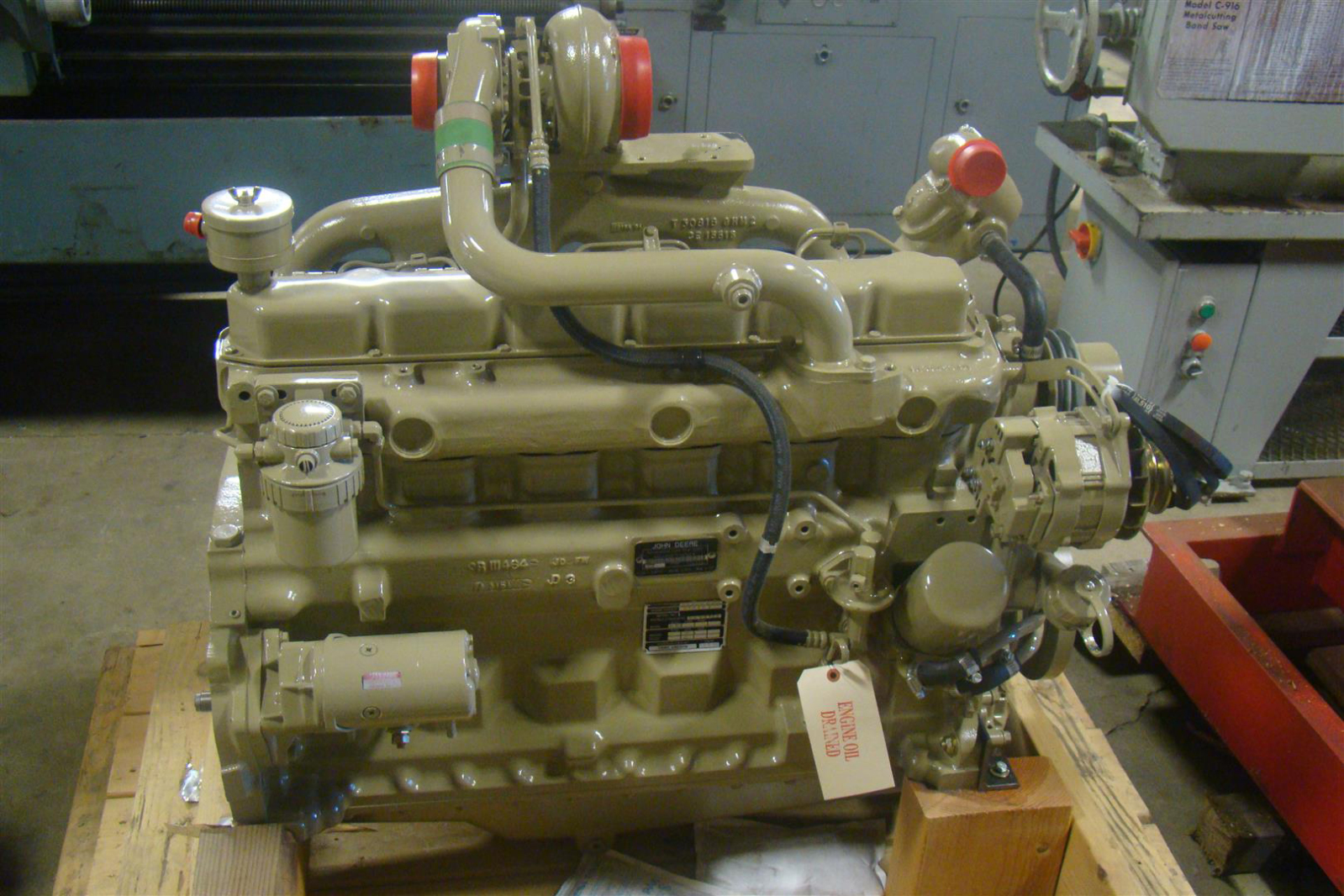 John Deere Turbo Diesel Engine 6-Cylinder 166HP 6059T OEM SE500396 | Joseph Fazzio, Incorporated