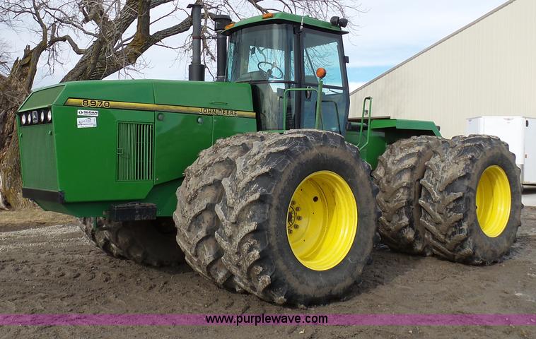 1993 John Deere 8970 4WD tractor | no-reserve auction on Wednesday, March 16, 2016