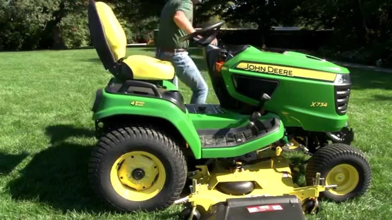 X700 Signature Series Drive Over Mower Deck Installation and Removal - YouTube