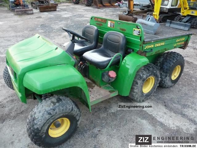 John Deere 4 * 6-wheel Gator 2008 Agricultural Loader wagon Photo and Specs