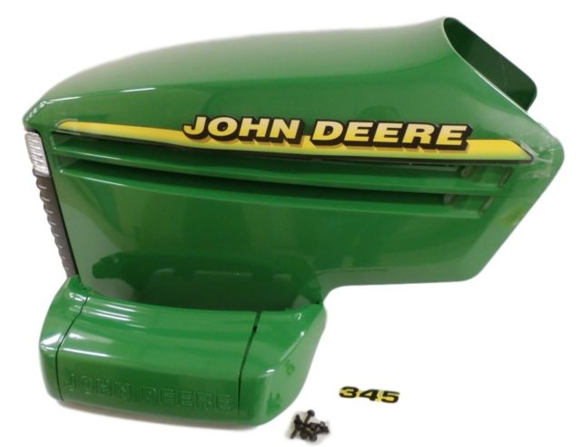 John Deere 345 Restoration Kit Including Hood, Grille, Bumper and Decals