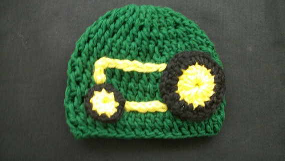 John Deere Baby Boy Beanie Hat by AnnysShop on Etsy