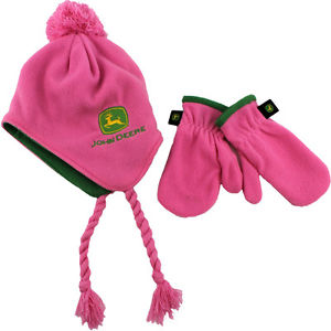 John-Deere-Toddler-Girls-Pink-Hat-Mittens-Set-One-Size-FTC284P