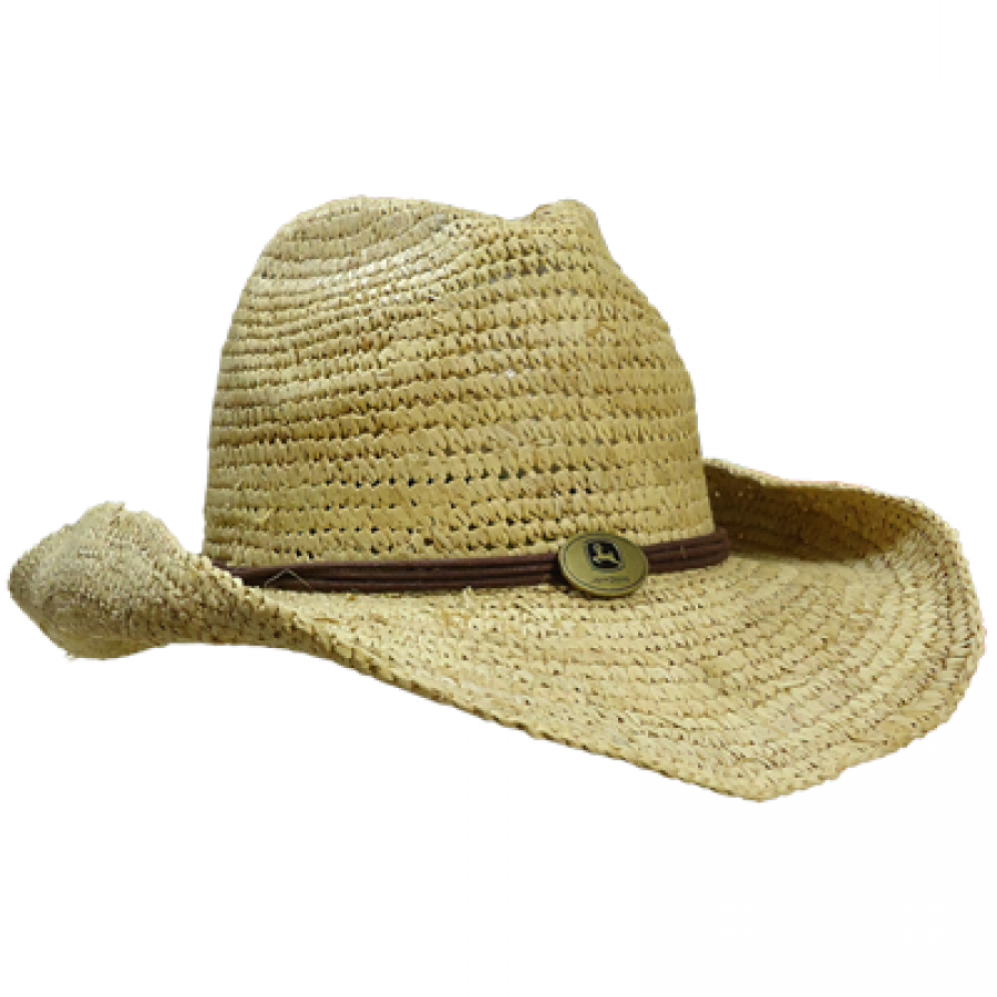 John Deere Women's Shapeable Straw Hat | RunGreen.com