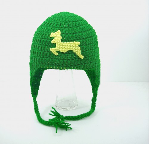 John Deere Earflap Hat, Green Crochet Beanie, Send size Baby - Adult | CutieHats - Accessories ...