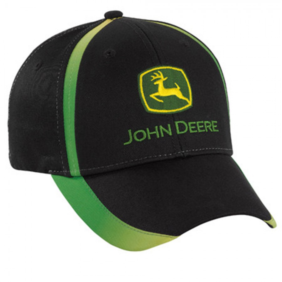 John Deere Gradient Insert Stretch Fit Cap | RunGreen.com