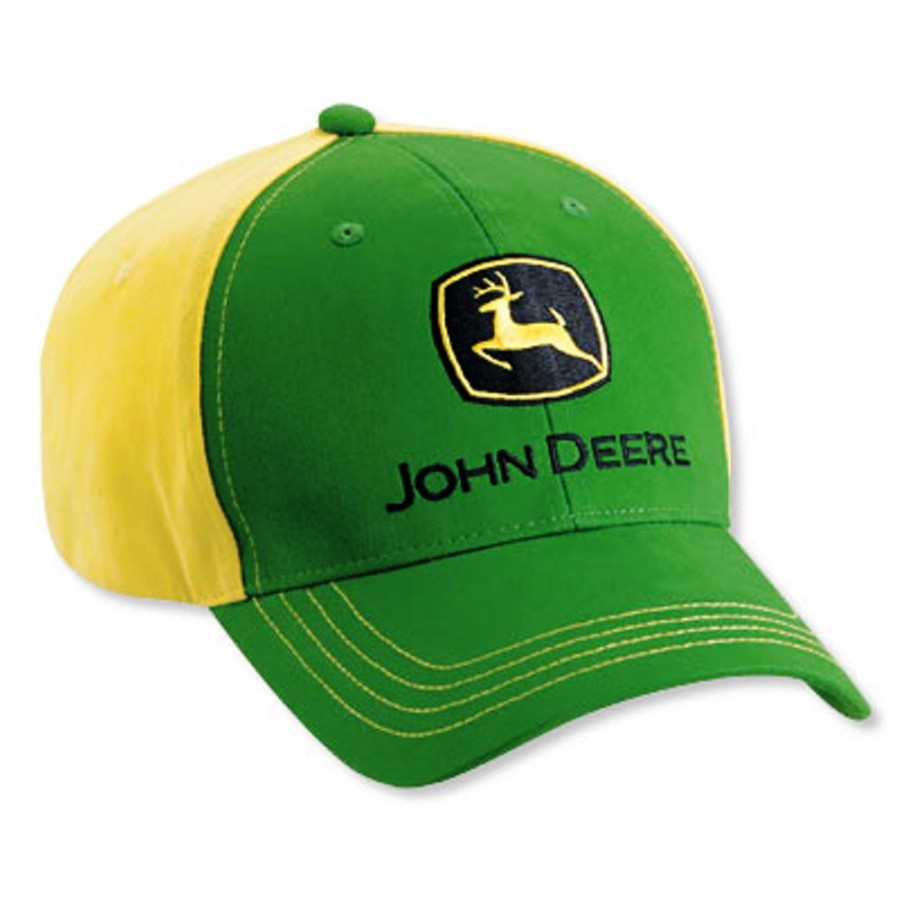 John Deere Green/Yellow Youth Colorblock Hat | RunGreen.com