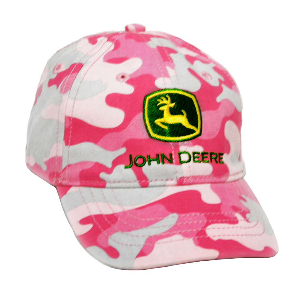 John Deere Girls Toddler Pink Camo Cap | eBay