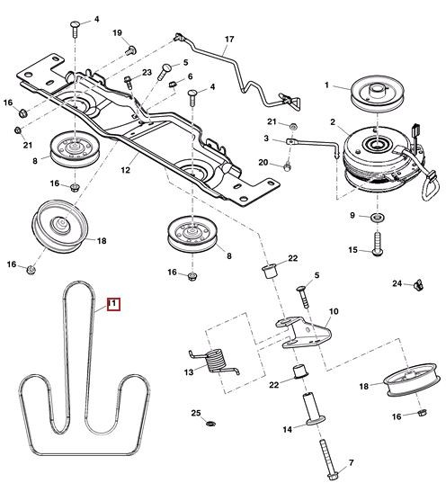 John Deere Transmission Belt (M169705) for Z425 and Z445 ...