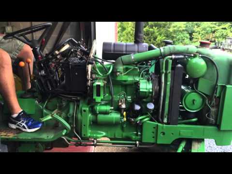 John Deere 2150 startup and leak check after transmission ...