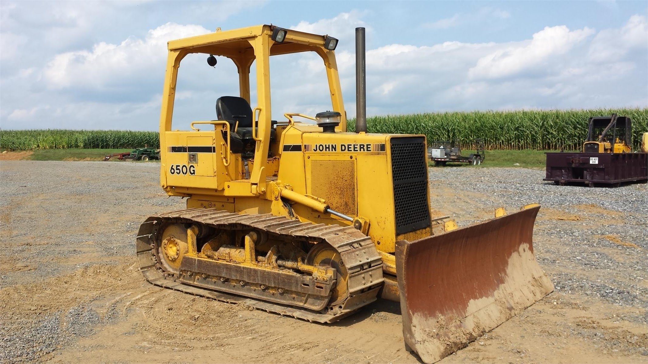 1987 John Deere 450E Dozer - YouTube