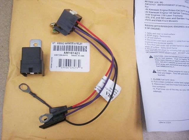 John Deere Starter Relay Kit Part 316 318 160 165 180 420 ...