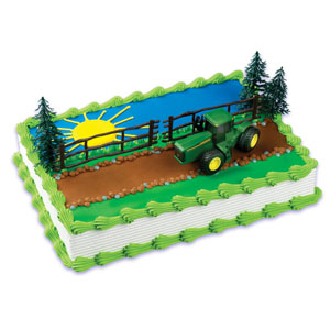 John Deere Tractor Cake Topper — Sweet!