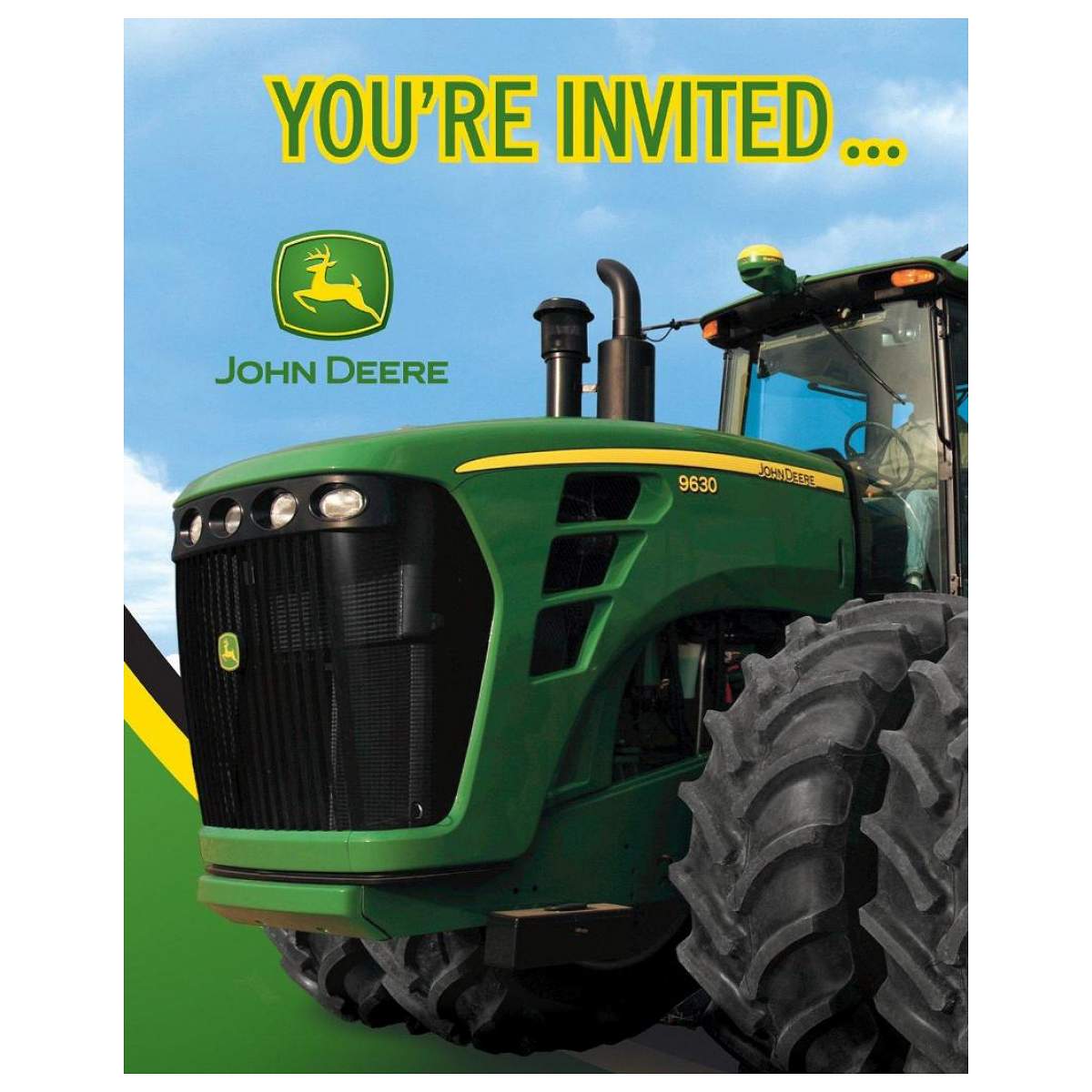 Birthday Express John Deere Tractor - Invitations Case ...