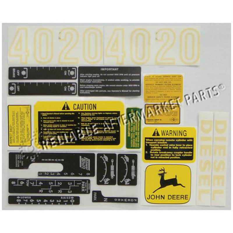 New Decal Kit Made To Fit John Deere Tractor 4020 | eBay