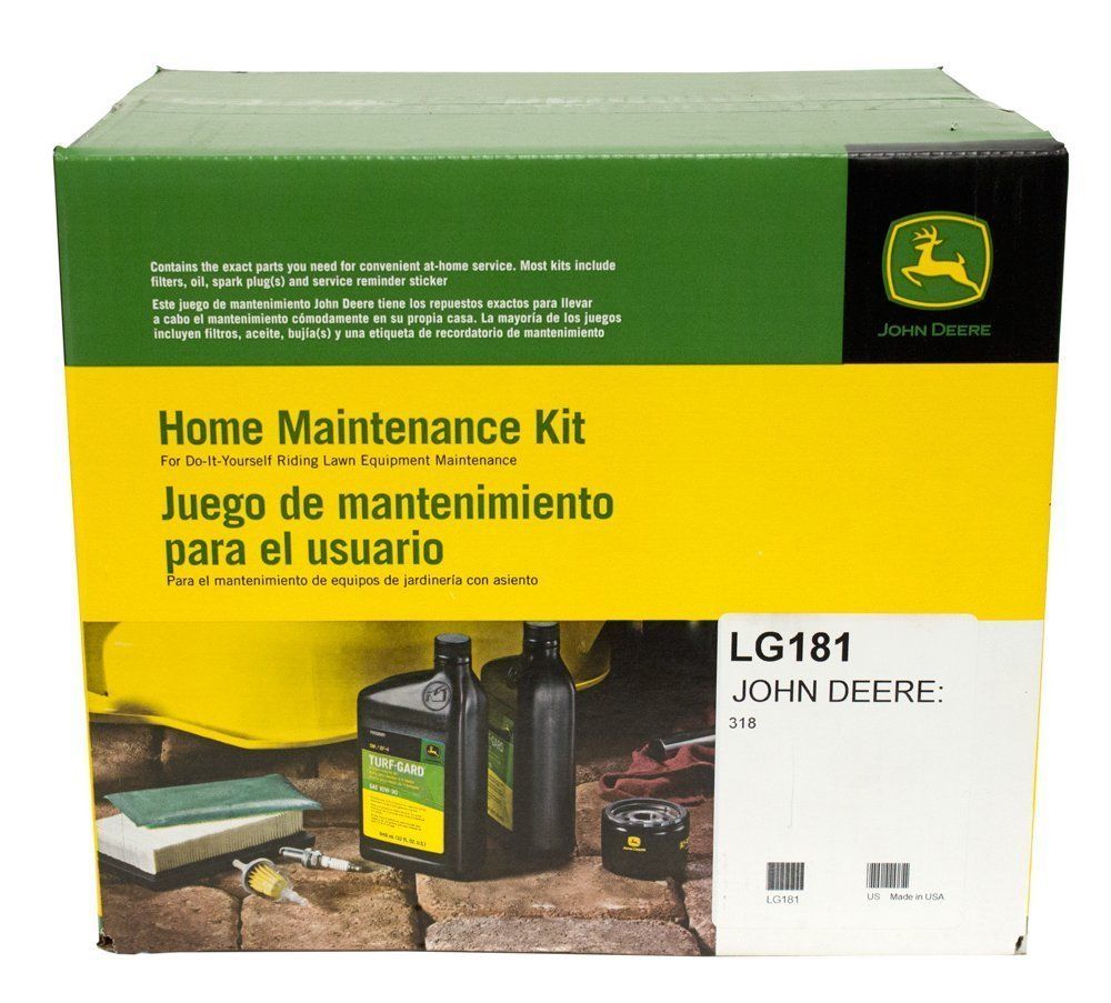 John Deere Home Maintenance Service Kit LG181 318 Onan ...