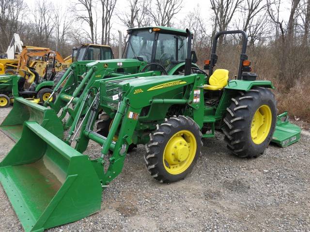 2012 JOHN DEERE 5065E 4X4 TRACTOR WITH LOADER, 100 HOURS ...