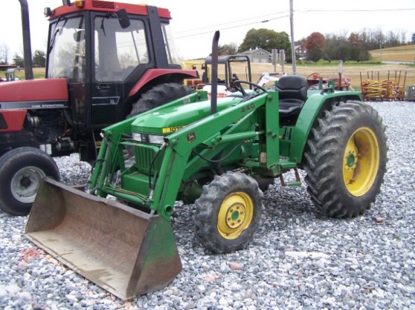 1295: John Deere 1070 4x4 Compact Tractor with Loader ...