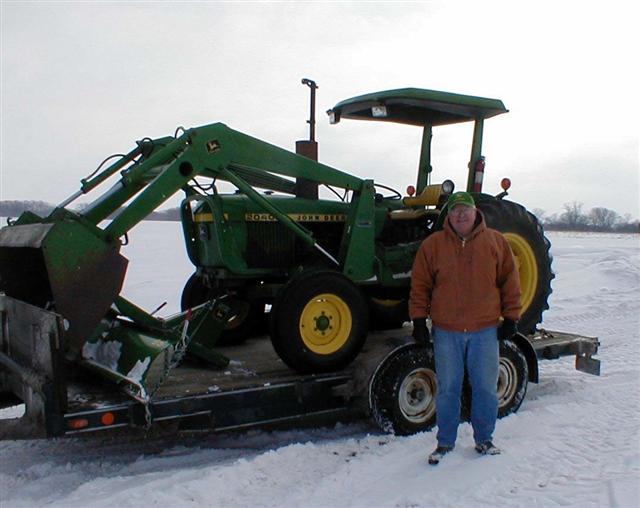 John Deere model 2040 doesel tractor with loader for Sale
