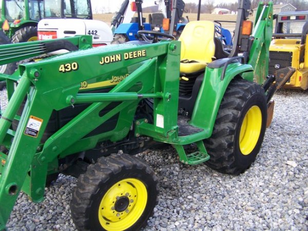 240: John Deere 4310 4x4 Compact Tractor Loader Backhoe ...