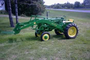 Used Farm Tractors for Sale: John Deere M & #30 Loader ...