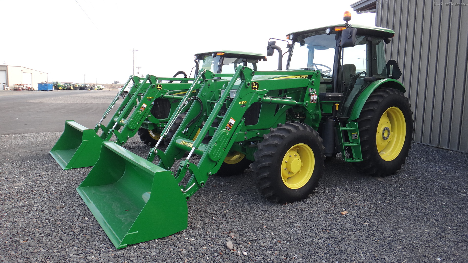 2013 John Deere 6105D & Loader Tractors - Utility (40 ...