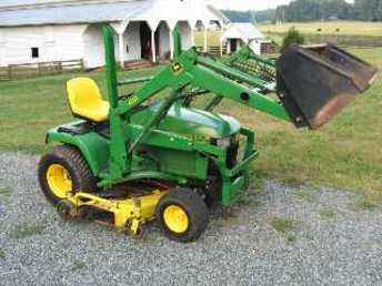 Used Farm Tractors for Sale: John Deere 445 Tractor & 40 ...