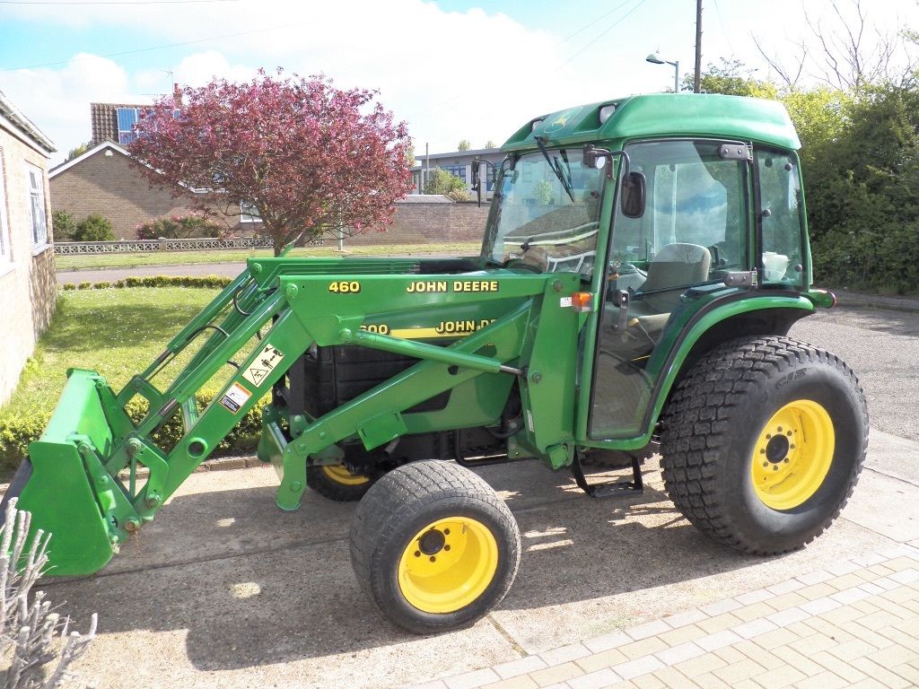 JOHN DEERE 4600 COMPACT TRACTOR,LOADER AND CAB,NO VAT,VERY ...