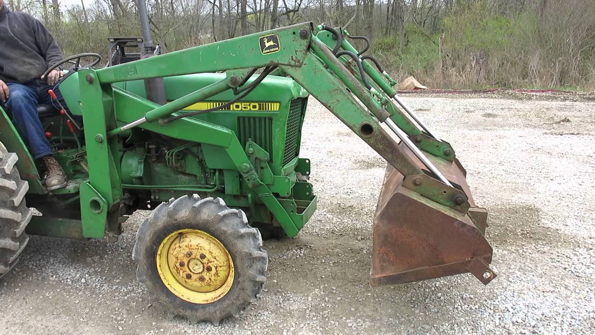 John Deere 80 Front End Loader for Tractors - YouTube