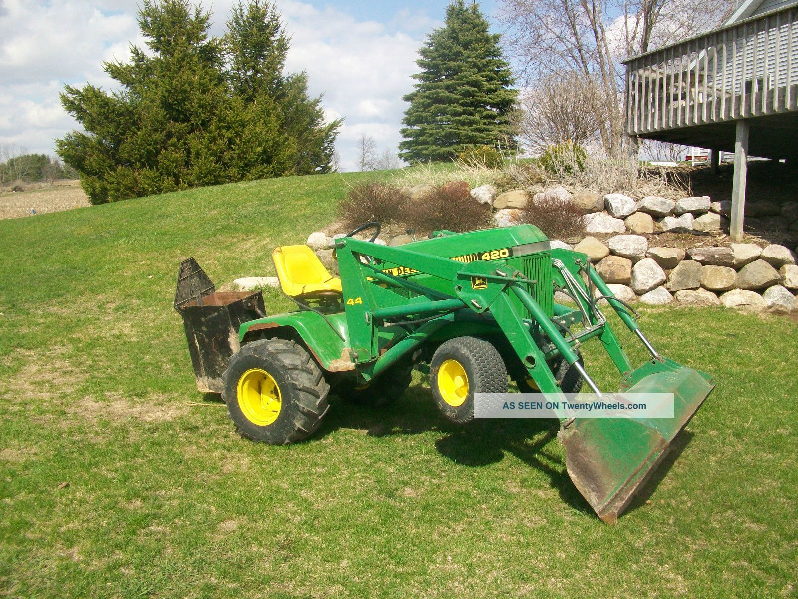 John Deere 420 Garden Tractor | John Deere 420 Garden ...