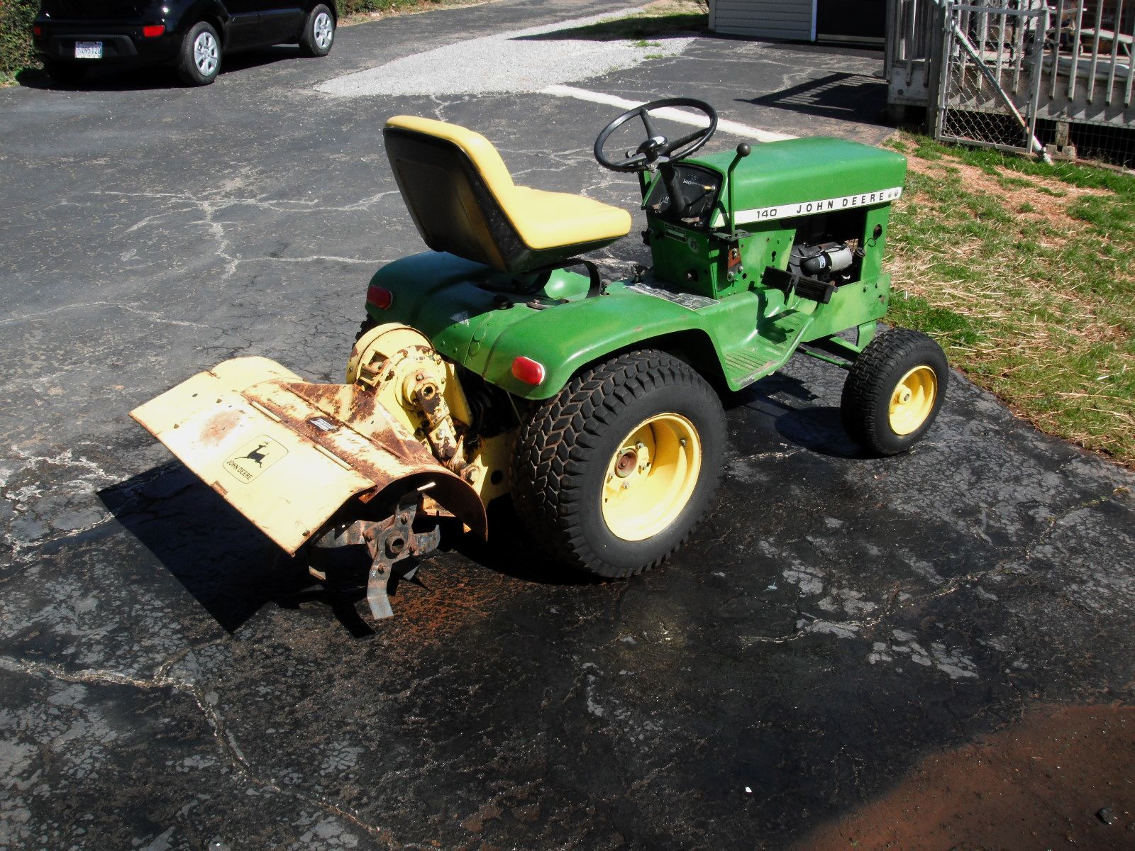 Tiller Attachment For John Deere Riding Lawn Mower : Lawn ...