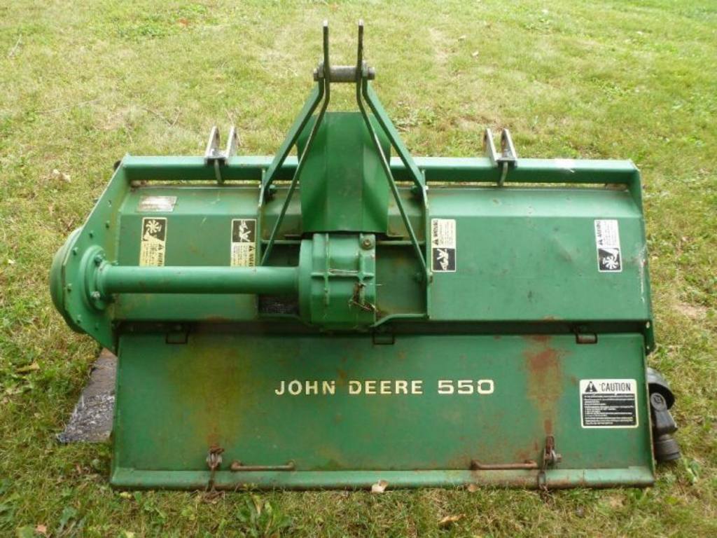 John Deere 550 3 point tiller, 50, serial #TY0550EO139